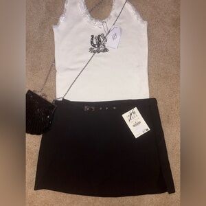 Black Skirt, Pull & Bear Brand Size Medium. No shorts included in skirt.
